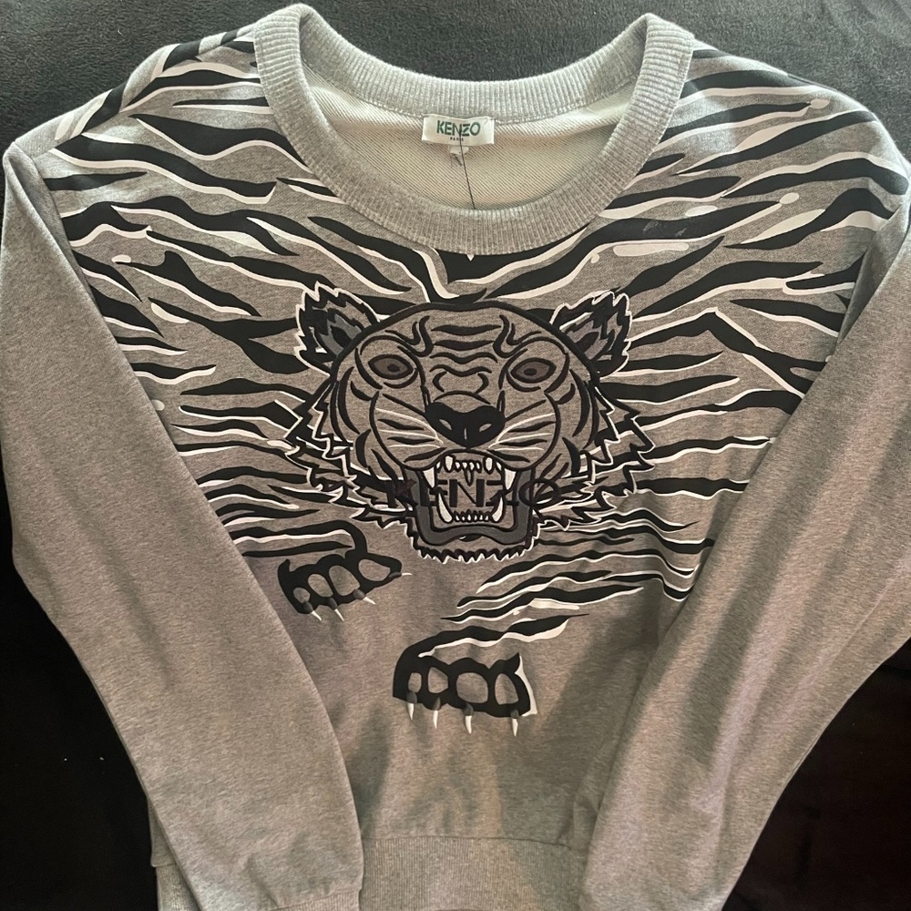 KENZO / Graphic Print Crew Neck Sweater - Picture 4 of 6